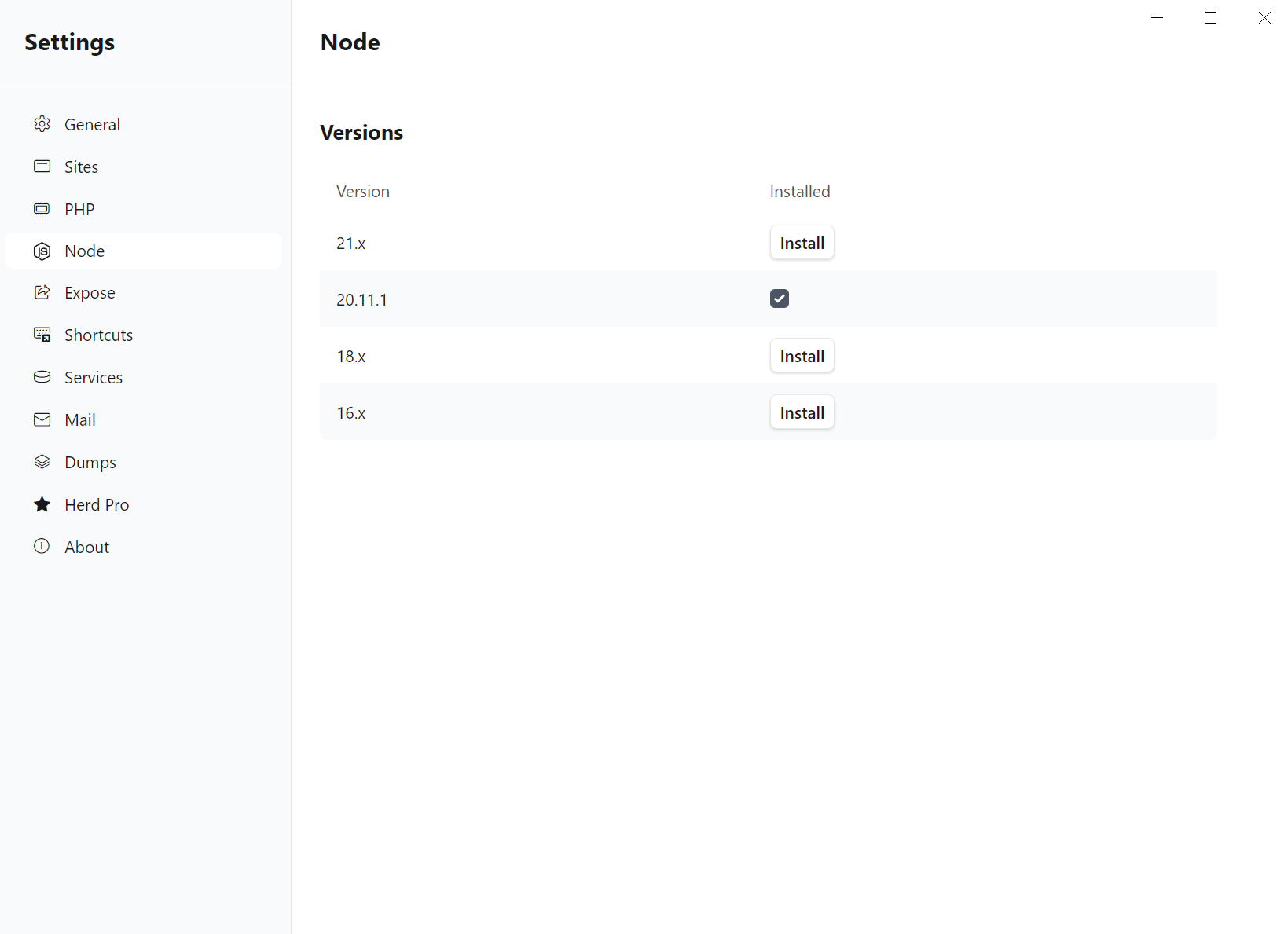 Node Version Manager